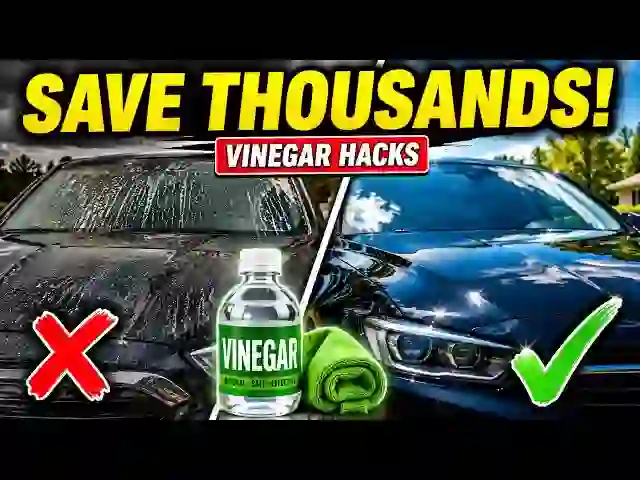 15 Vinegar Tricks to Sparkle Your Dashboard and Headlights