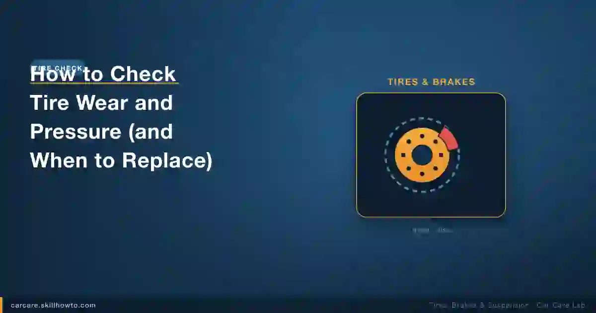 How to Check Tire Wear and Pressure (and When to Replace)