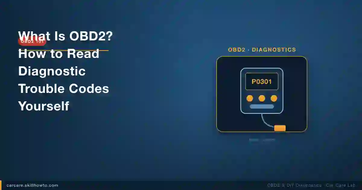 What Is OBD2? How to Read Diagnostic Trouble Codes Yourself