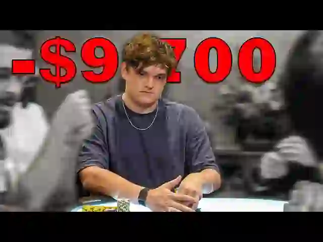 High-Stakes Poker: Straddles, Bounties, and a $9,700 Downswing