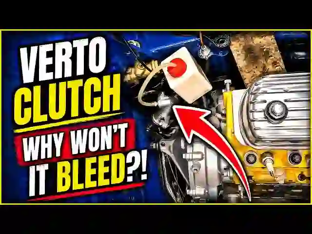 Three-Day Mini Verto Clutch Swap & Brake Bleed