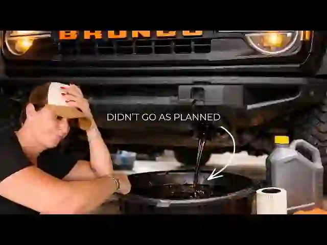 First‑Time Oil Change in a Ford Bronco: A Beginner’s DIY Challenge