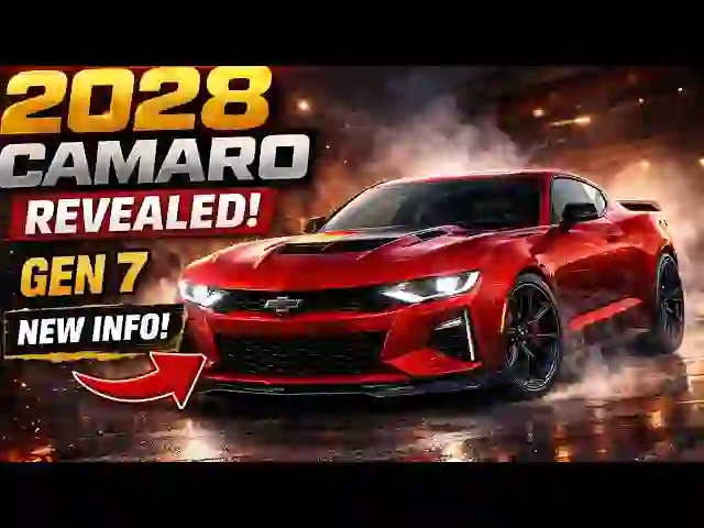 Camaro Revives V8 on CT4/CT5 Platform, Michigan Production 2027