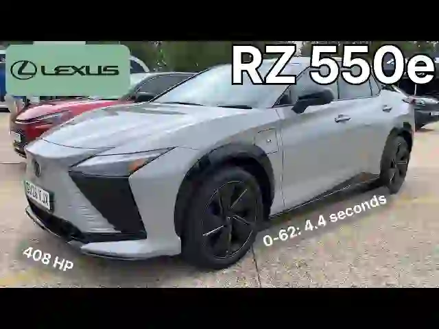 Lexus’s First All‑Electric Crossover RZ 550e FS Sport Redefines Driving with Yoke Steering