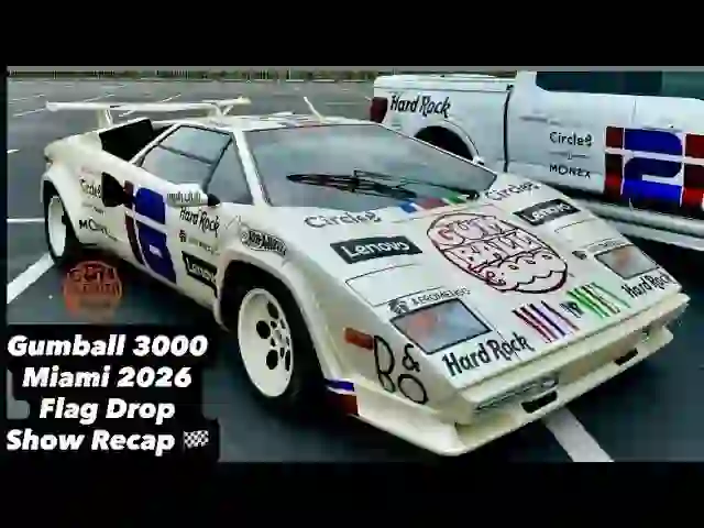 Gumball 3000 2026 Kicks Off in Miami with Flag‑Drop at Hard Rock Hotel