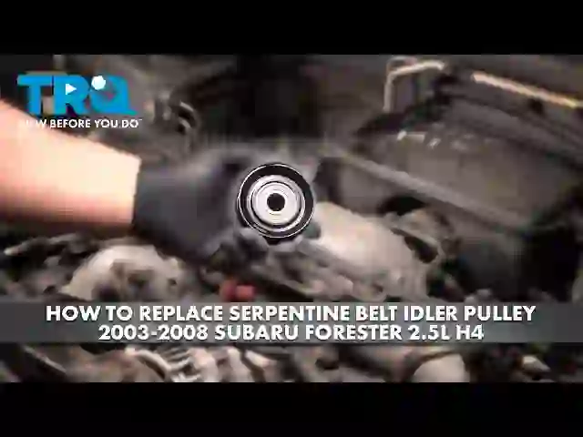 DIY Idler Pulley Replacement on a Subaru Forester 2.5L: Steps & Tips