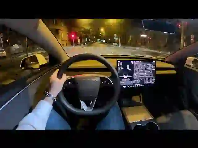 Tesla Model 3 RWD Glows on Night Streets, Now Under €30k